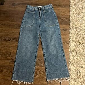 Just Black Denim size 26 patch pocket jeans